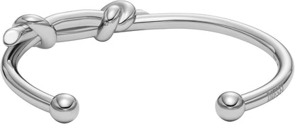 Diesel オールジェンダー ステンレススチールブレスレット, One Size, 金属, 宝石なし