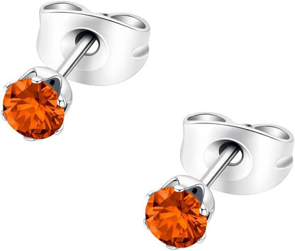 HSP ピアス サージカルステンレス 金属アレルギー対応 3mmジュエル ラウンドCZ シンプル キュービックジルコニア 1ペア クリスタル メンズ レディース