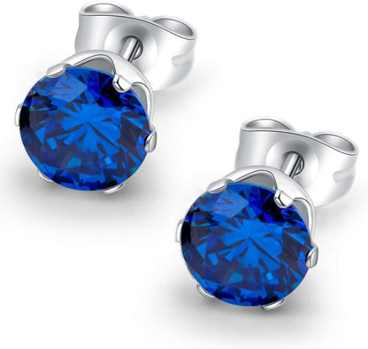 HSP ピアス サージカルステンレス 金属アレルギー対応 3mmジュエル ラウンドCZ シンプル キュービックジルコニア 1ペア クリスタル メンズ レディース