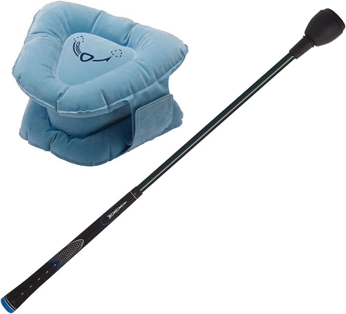 Tabata(タバタ) ゴルフ 素振り スイング改善 空気入れ簡単 持ち運びに便利 トレーニング 練習器具 スイング練習機 ゴルフ練習用品 三角先生 Fit GV0366