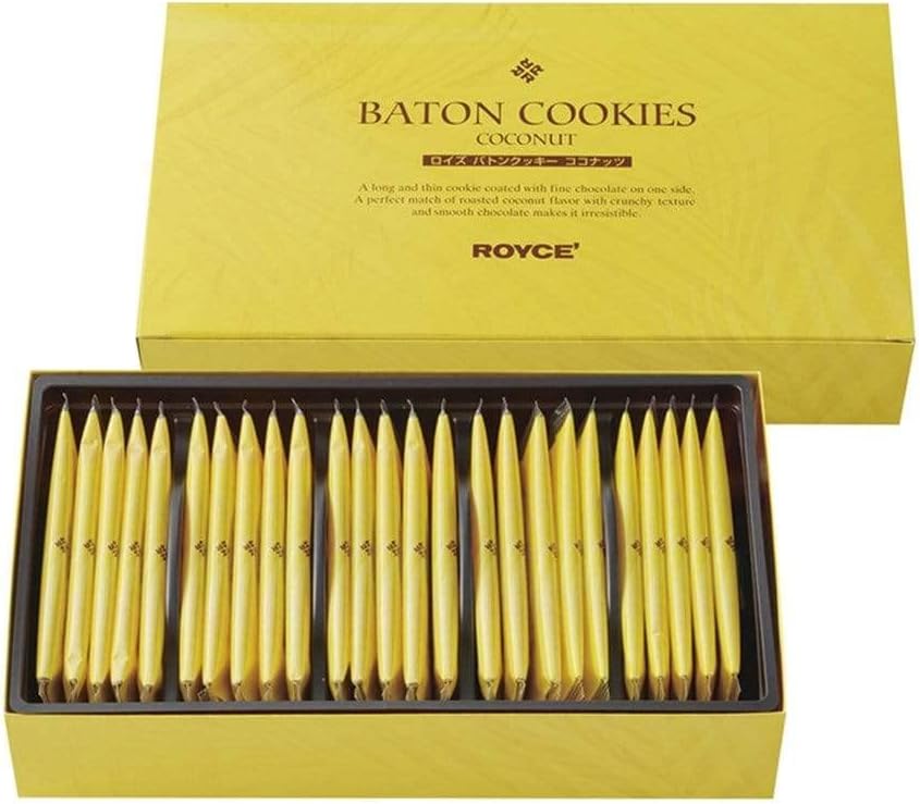 ROYCE'(ロイズ) バトンクッキー[ヘーゼルカカオ] [北海道スイーツ] 25個 (x 1)