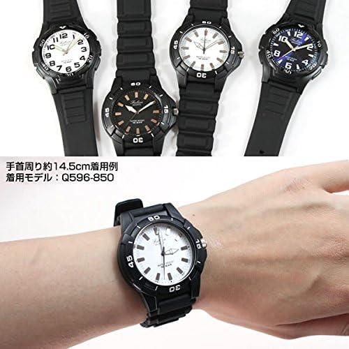 [シチズン Q&Q] 腕時計 アナログ 10気圧防水 ウレタンベルト VP84-854 メンズ ブラック