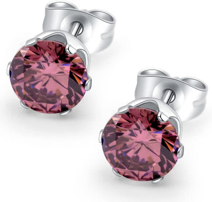 HSP ピアス サージカルステンレス 金属アレルギー対応 3mmジュエル ラウンドCZ シンプル キュービックジルコニア 1ペア クリスタル メンズ レディース