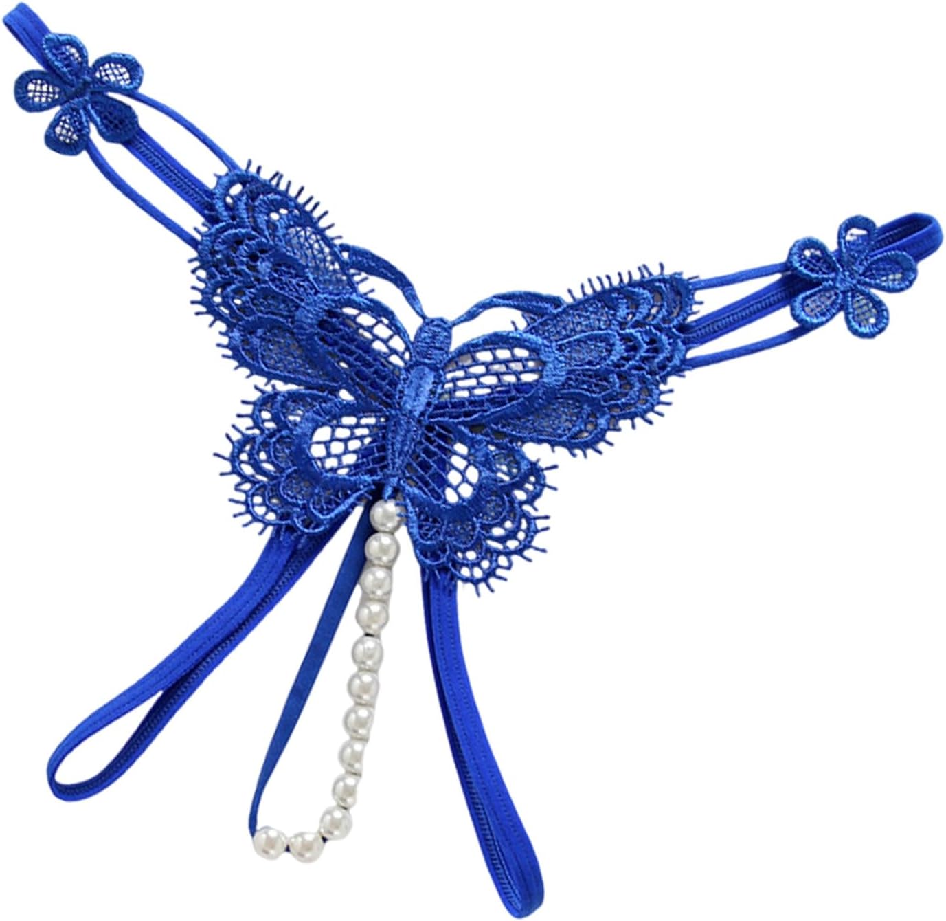 Stebcece 女性マッサージ Gストリング Tバックパンティ 真珠ビーズ Tバック