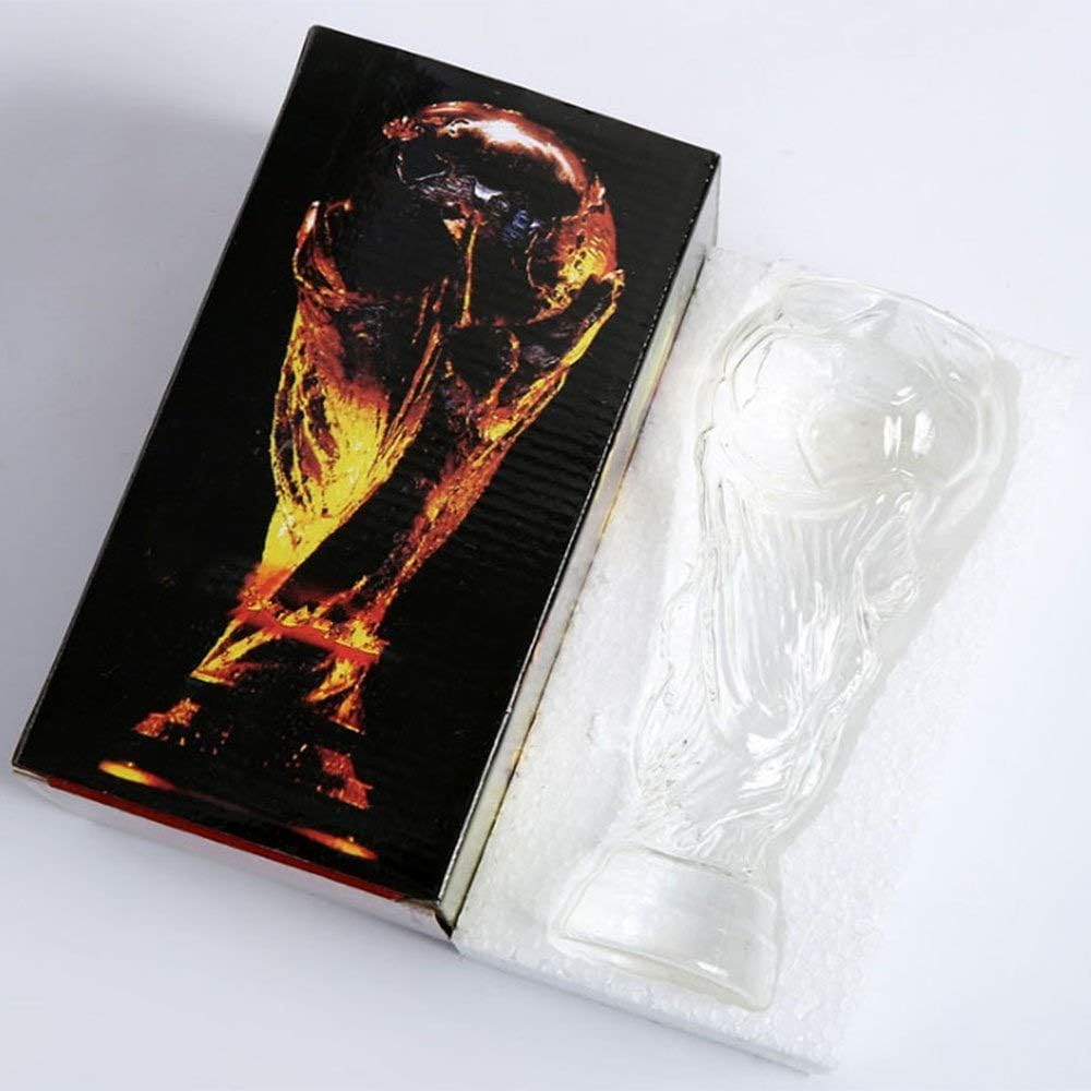 【morningplace】 ビール グラス サッカー ワールドカップ風 ユニーク デザイン お洒落 450ml (1個)