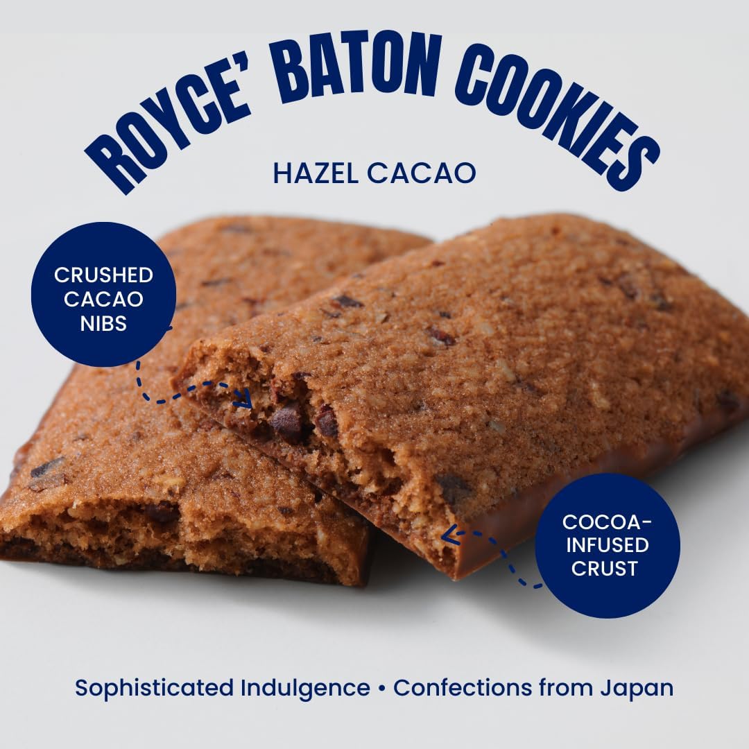 ROYCE'(ロイズ) バトンクッキー[ヘーゼルカカオ] [北海道スイーツ] 25個 (x 1)