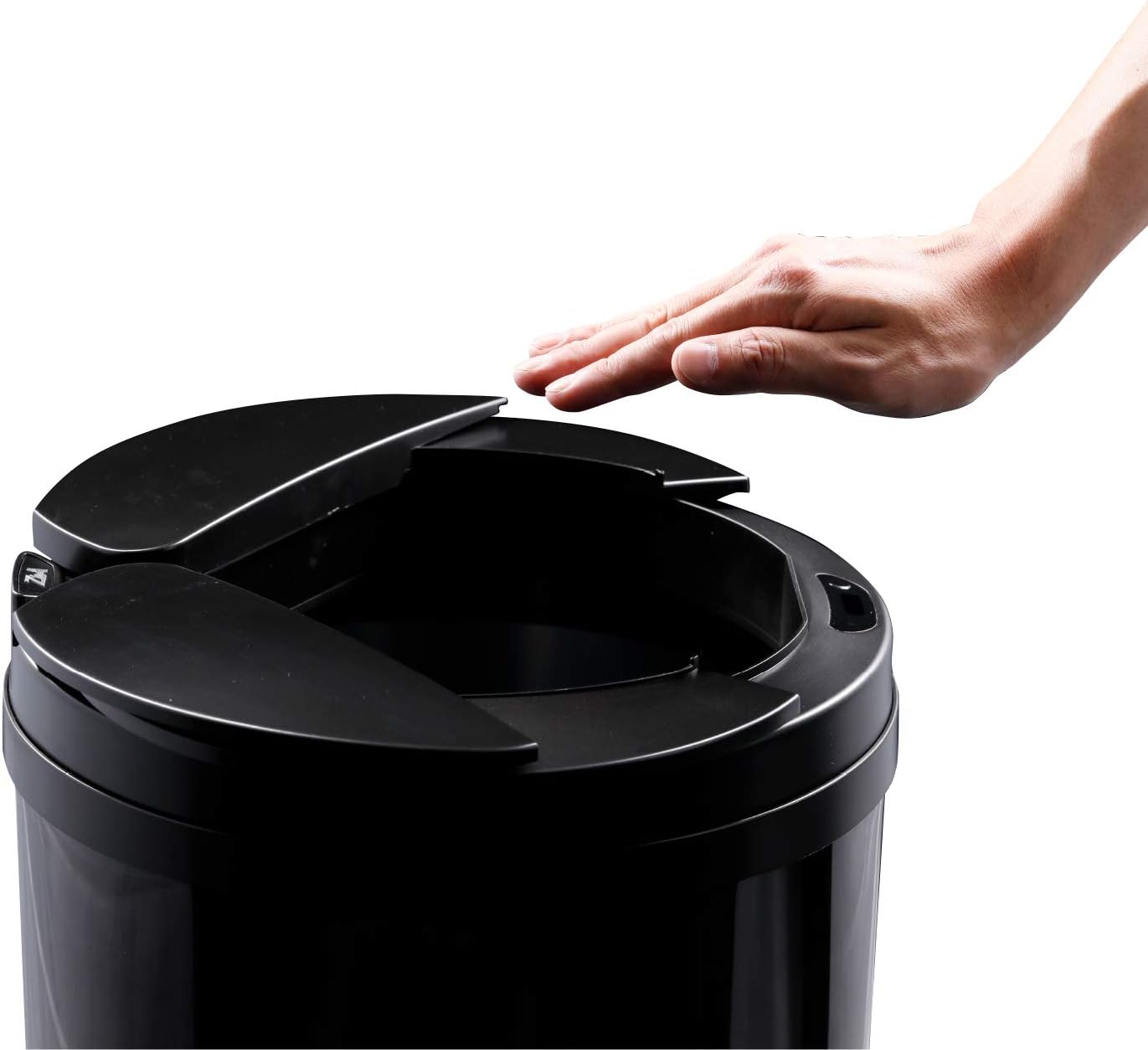 【ひらけ、ゴミ箱】ZitA CIRCLE ジータ サークル ゴミ箱 おしゃれ 45リットル 30リットル ダストボックス 自動 センサー (ホワイト)