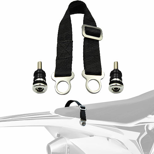 スズキ SUZUKI ホンダ HONDA オフロードバイク ダートバイク オートバイ リアレスキューストラップ プルドラッグベルト 牽引ロープ 調整可能