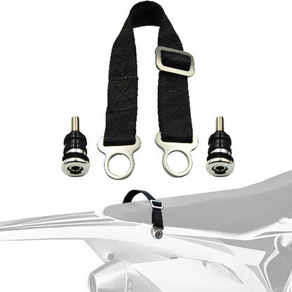 スズキ SUZUKI ホンダ HONDA オフロードバイク ダートバイク オートバイ リアレスキューストラップ プルドラッグベルト 牽引ロープ 調整可能