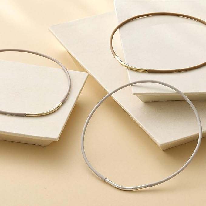 [リエリィ] ループネックレス 磁気ネックレス レディース チョーカータイプ 女性 レディース 肩凝り 肩こり コラントッテ かわいい 可愛い 肩こりネックレス