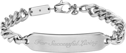 Diesel オールジェンダー ステンレススチールブレスレット, One Size, 金属, 宝石なし