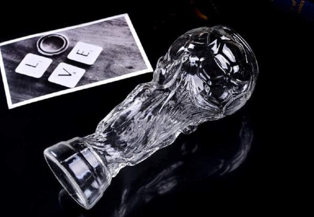 【morningplace】 ビール グラス サッカー ワールドカップ風 ユニーク デザイン お洒落 450ml (1個)