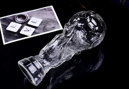 【morningplace】 ビール グラス サッカー ワールドカップ風 ユニーク デザイン お洒落 450ml (1個)