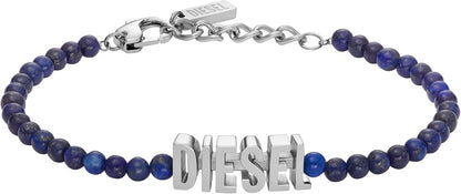 Diesel オールジェンダー ステンレススチールブレスレット, One Size, 金属, 宝石なし