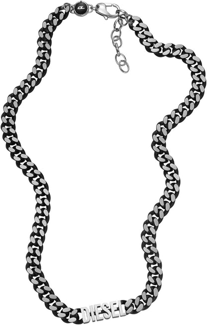 Diesel（ディーゼル）ステンレス製チェーンネックレス メンズ
