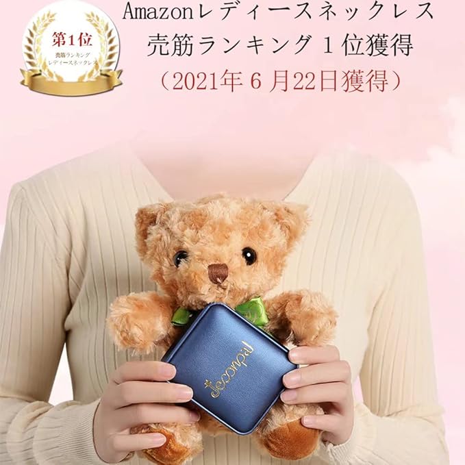 [Jeconpal] ネックレス レディース スワロフスキージルコニア採用 純銀925 オープンハート アクセサリー 金属アレルギー対応 ホワイトデー バレンタイン クリスマス 誕生日 プレゼント 女性 ギフト