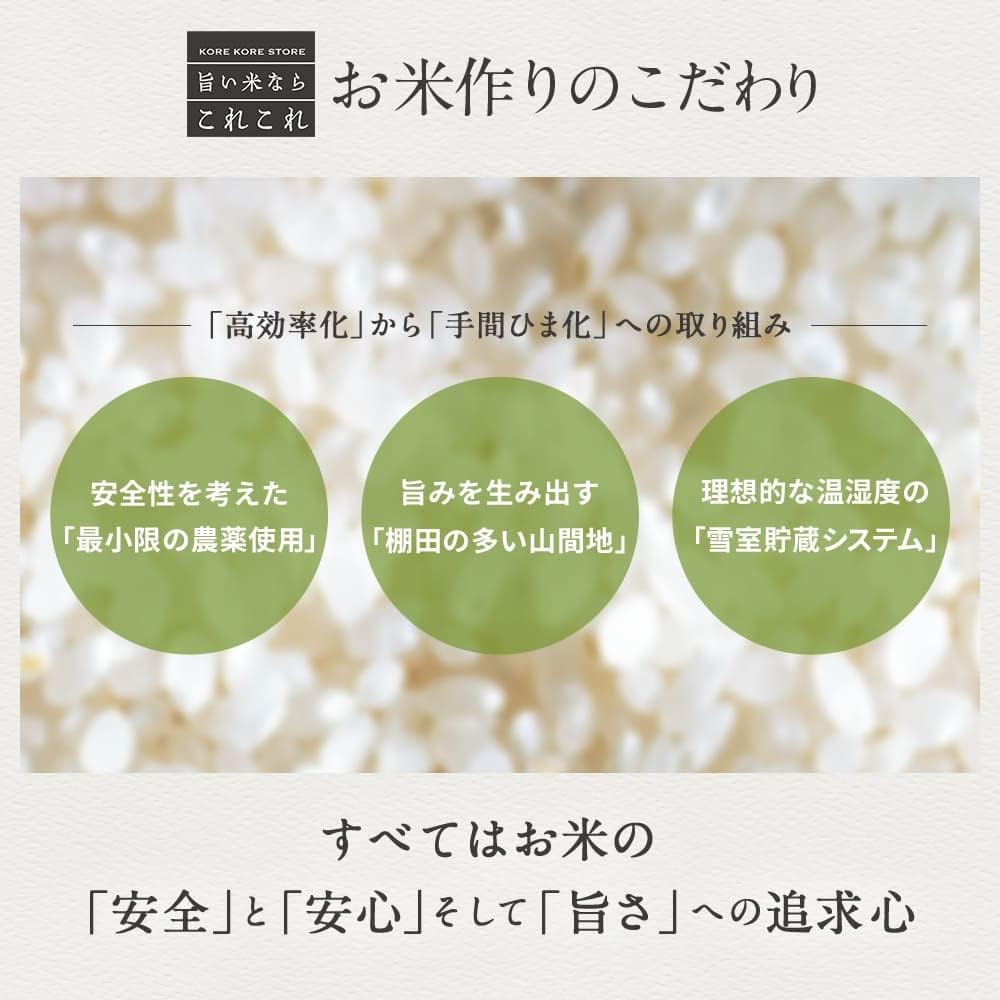 新米 令和7年産 新潟県産コシヒカリ 岩船地方中心 1等米 5kg 精米