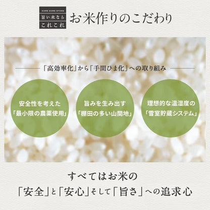 新米 令和7年産 新潟県産コシヒカリ 岩船地方中心 1等米 5kg 精米