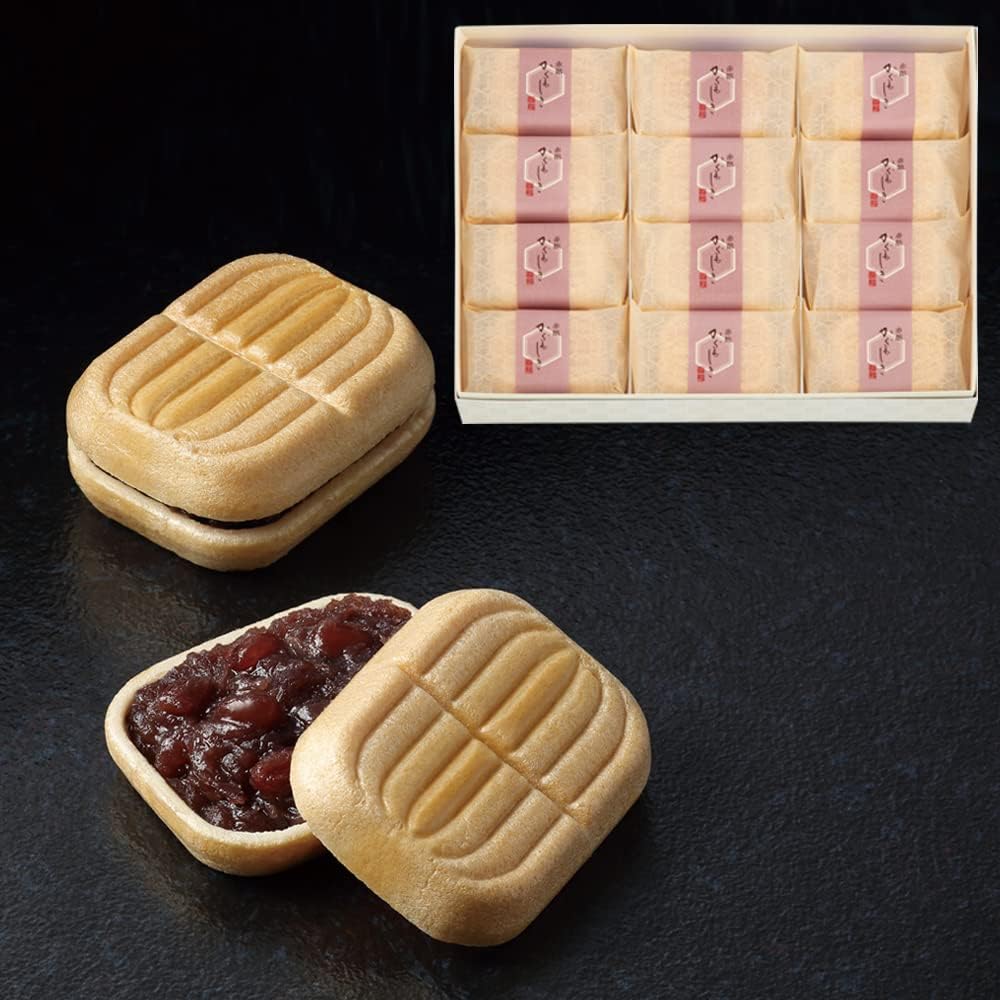 宗家 源吉兆庵 お手づくり最中 かぐわしき (12個入)