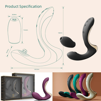 ZALO Talis タリス 黄金の指マン再現 30°Gスポット刺激 強力吸引バイブ パワフル振動 コードレス USB充電 防水【日本正規代理店】女性用 プレゼント (パープル)