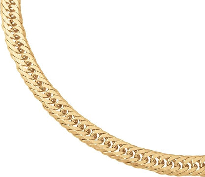 [フェアリーカレット] K18 8面トリプルキヘイブレスレット 日本製 18金 喜平 中留め