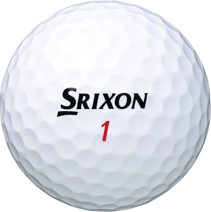 DUNLOP(ダンロップ) ゴルフボール SRIXON DISTANCE9 2022年モデル 1ダース(12個入り) ホワイト/パッションイエロー