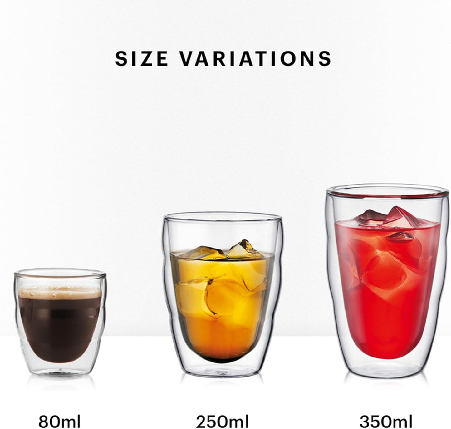 BODUM ボダム ダブルウォールグラス 350ml（2個セット）
