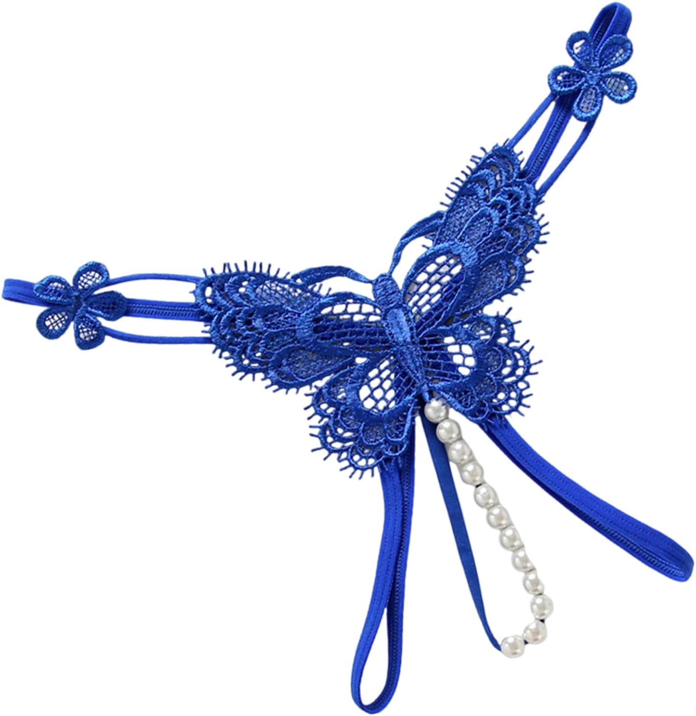 Stebcece 女性マッサージ Gストリング Tバックパンティ 真珠ビーズ Tバック