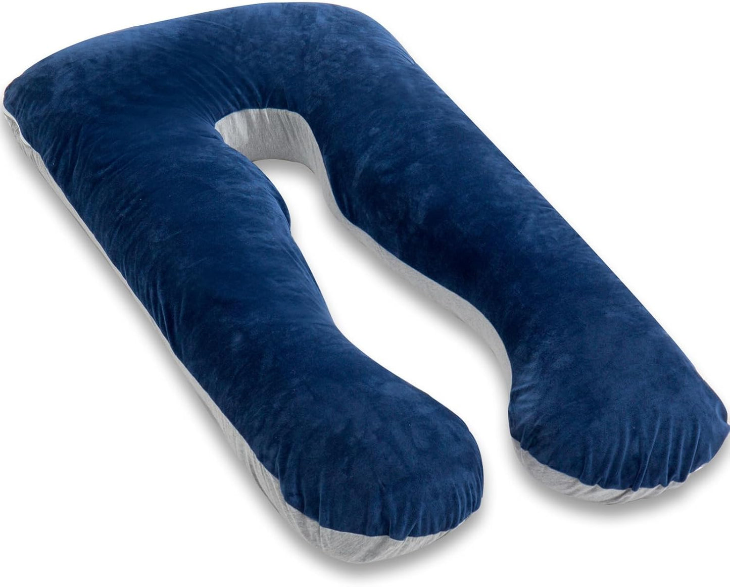 Awesling U字型抱き枕 全身枕 授乳クッション グレー