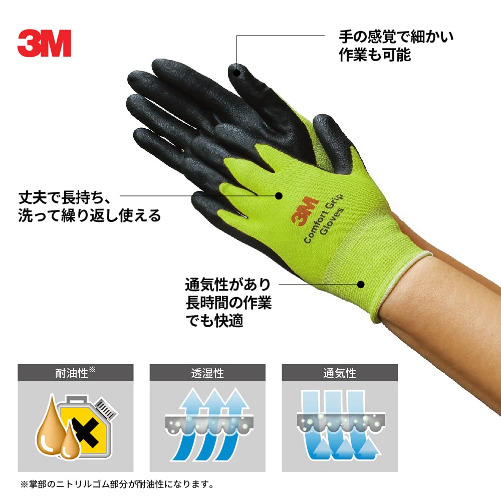スリーエム  コンフォートグリップ グローブ グリーン Mサイズ GLOVE-GRE-M (× 2)