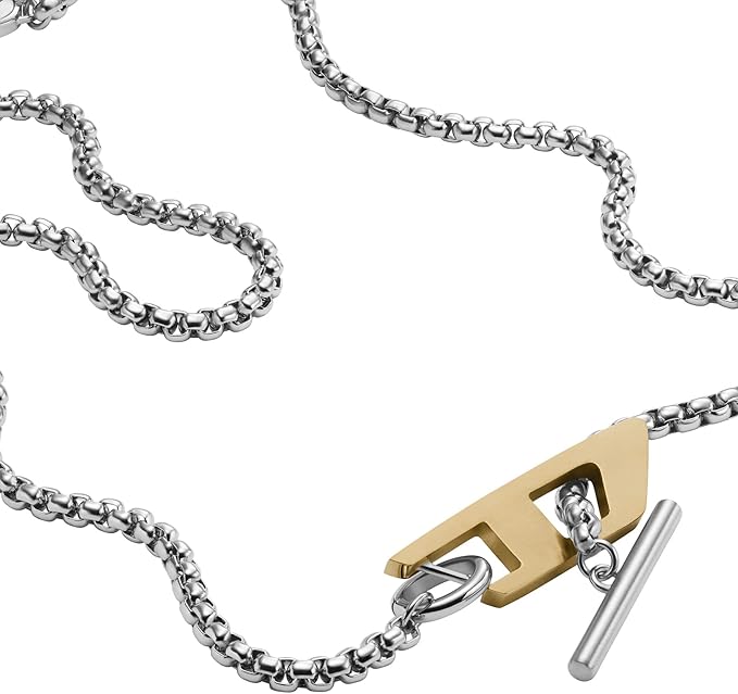 Diesel（ディーゼル）ステンレス製チェーンネックレス メンズ