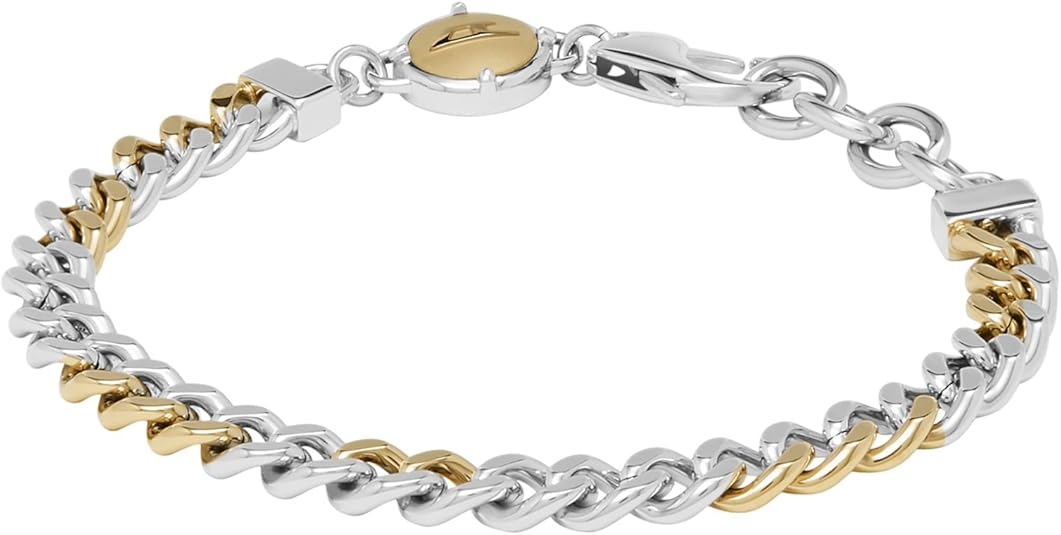 Diesel オールジェンダー ステンレススチールブレスレット, One Size, 金属, 宝石なし