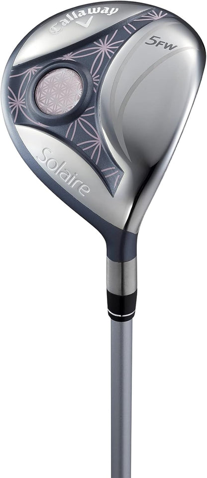 キャロウェイ (Callaway) クラブセット レディース SOLAIRE (9本セット, キャディバック, ヘッドカバー 付き)
