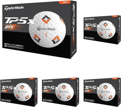 テーラーメイド(TAYLOR MADE) TMJ24 TP5/TP5 pix/TP5x/TP5x pix JPN 12個入り ゴルフボール 2024年モデル