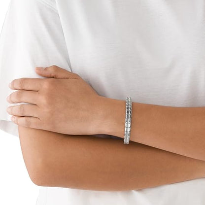 Diesel オールジェンダー ステンレススチールブレスレット, One Size, 金属, 宝石なし