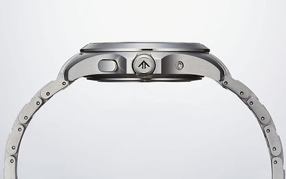 [CITIZEN] 腕時計 PROMASTER (電波時計 / 20気圧 防水/デイ＆デイト) AT6085-50E 軽量 チタン 光発電エコ・ドライブ LANDシリーズ サファイアガラス メンズ ビジネス アウトドア アナログ 見やすい 夜光 日付 秒針 ギフト 電波ソーラー