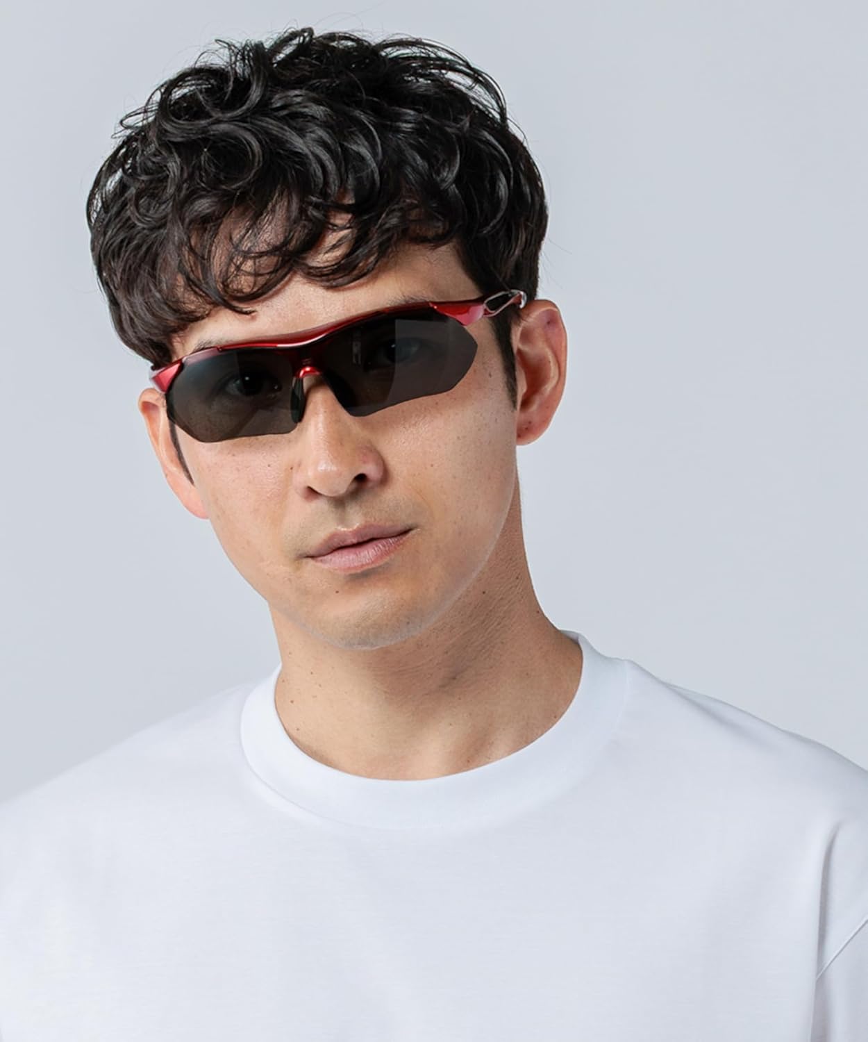 エーフィットスポーツサングラス 超軽量モデル アジアンフィット UVカット ケースセット AF-7001