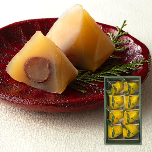 宗家 源吉兆庵 津弥栗 8個入（ギフト 和菓子 栗羊羹）