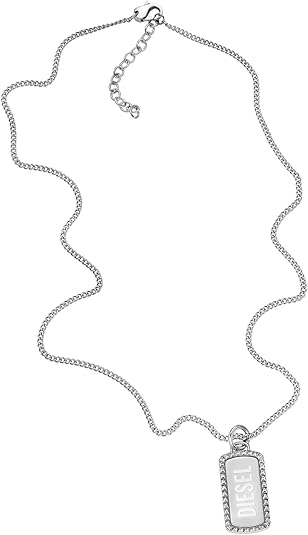 Diesel オールジェンダー ステンレススチールブレスレット, One Size, 金属, 宝石なし