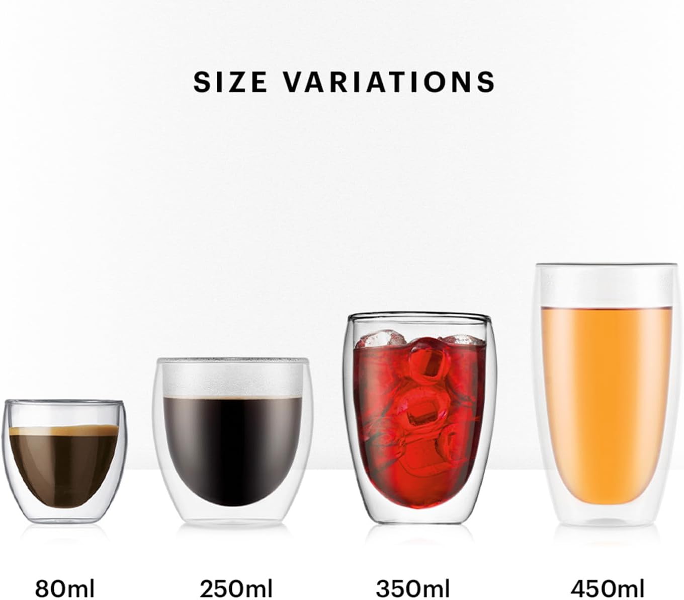 BODUM ボダム ダブルウォールグラス 350ml（2個セット）