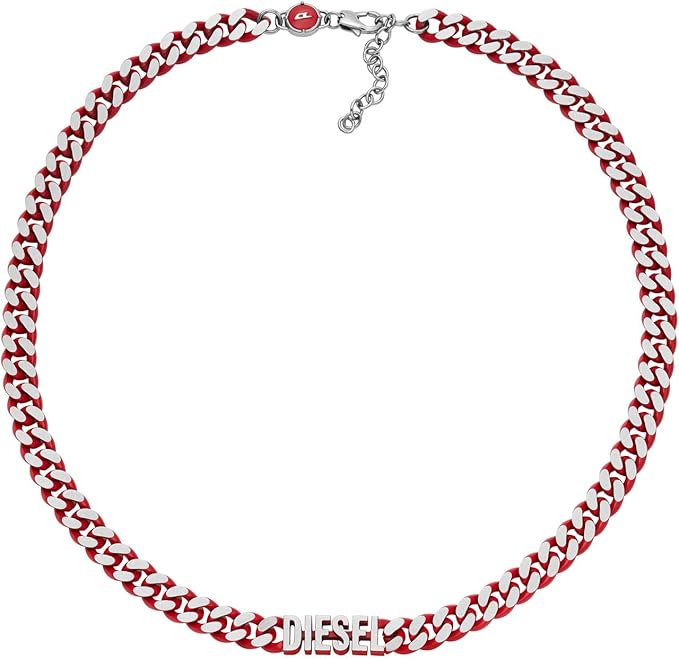 Diesel（ディーゼル）ステンレス製チェーンネックレス メンズ