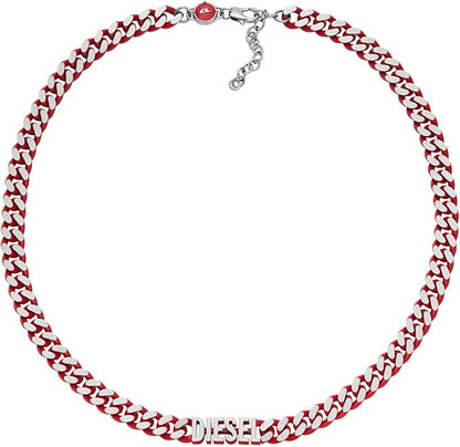 Diesel（ディーゼル）ステンレス製チェーンネックレス メンズ