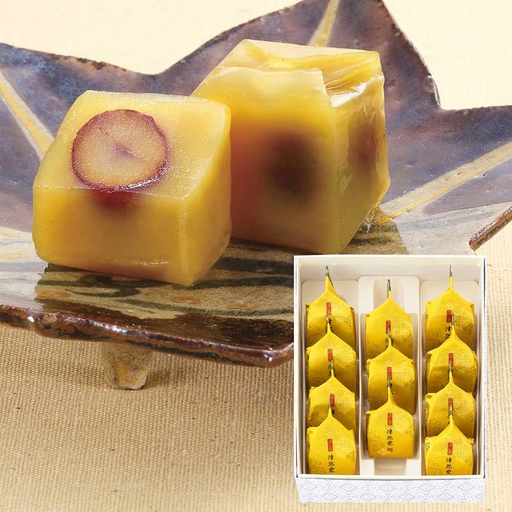 宗家 源吉兆庵 津弥栗 8個入（ギフト 和菓子 栗羊羹）