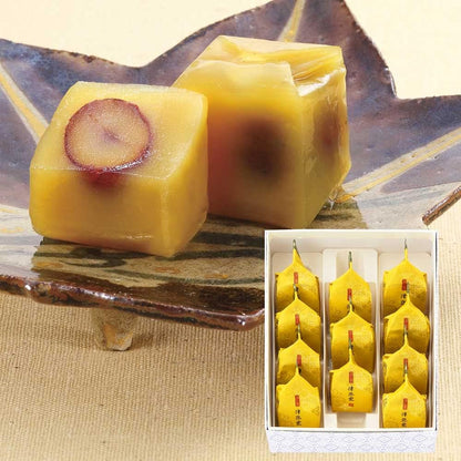 宗家 源吉兆庵 津弥栗 8個入（ギフト 和菓子 栗羊羹）