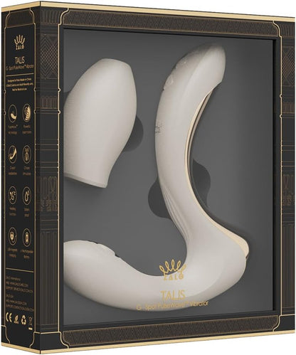 ZALO Talis タリス 黄金の指マン再現 30°Gスポット刺激 強力吸引バイブ パワフル振動 コードレス USB充電 防水【日本正規代理店】女性用 プレゼント (パープル)