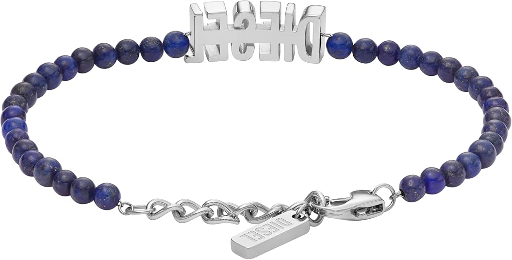 Diesel オールジェンダー ステンレススチールブレスレット, One Size, 金属, 宝石なし