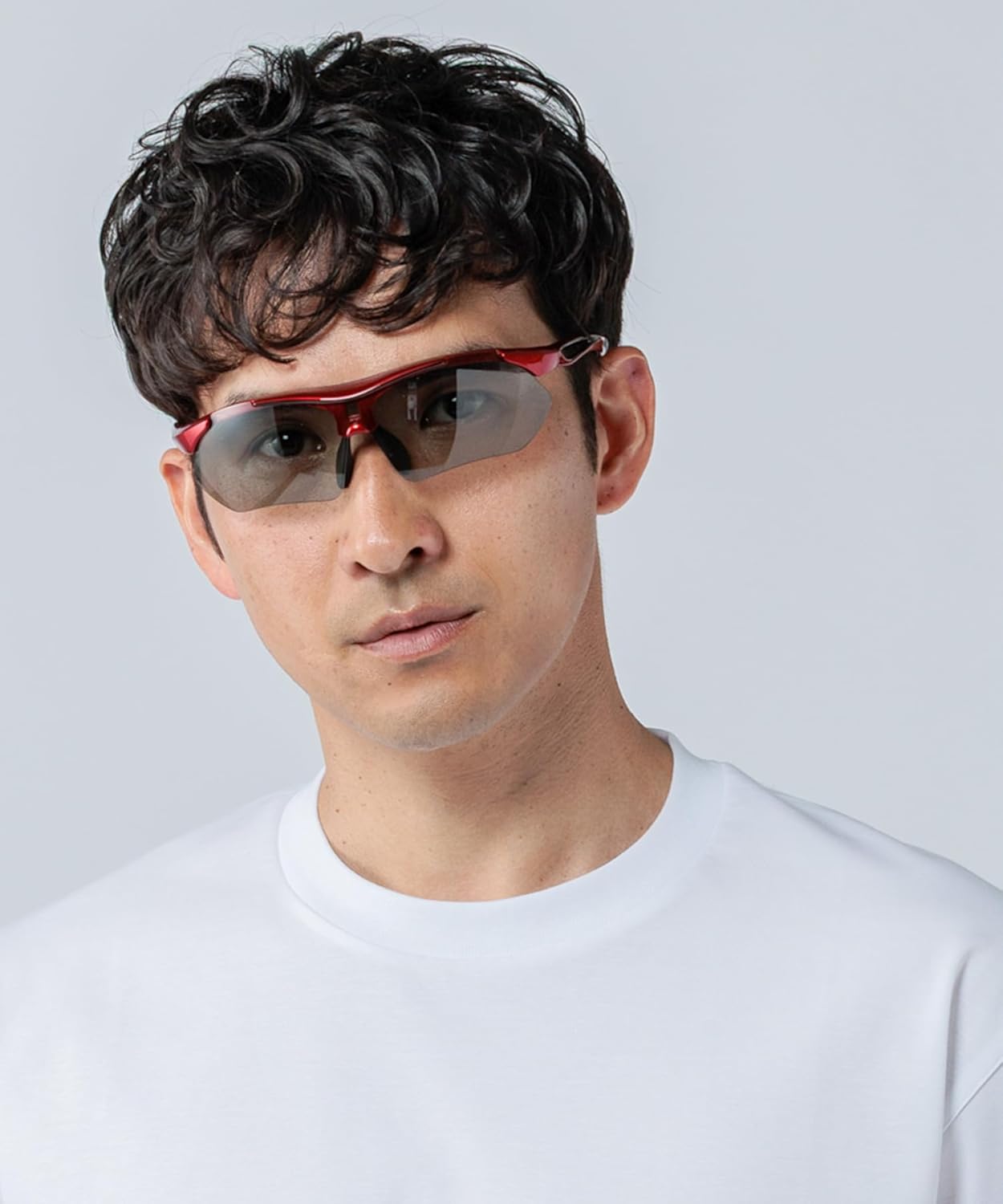 エーフィットスポーツサングラス 超軽量モデル アジアンフィット UVカット ケースセット AF-7001