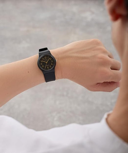 [シチズン Q&Q] 腕時計 アナログ 10気圧防水 ウレタンベルト VP46-859 メンズ ブラック ブルー