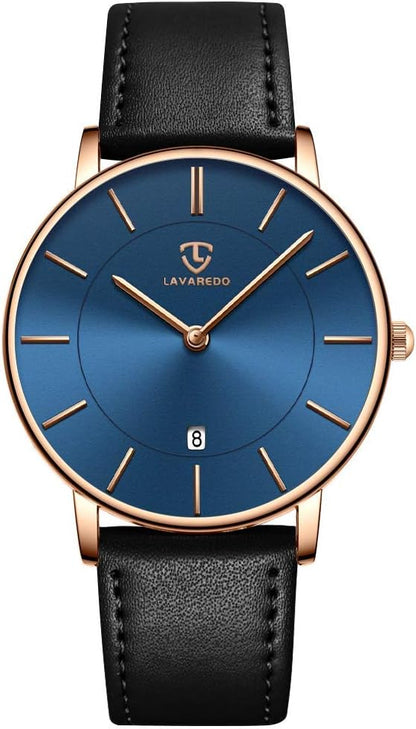 [BEN NEVIS] 腕時計 メンズ シンプル おしゃれ 薄型 カジュアル 日付表示 防水 アナログ クォーツ時計 メッシュ バンド ブラック