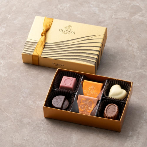バレンタイン チョコレート ゴディバ（GODIVA）ハート オブ ゴールド コレクション（6粒入）（お菓子 スイーツ ギフト プレゼント）